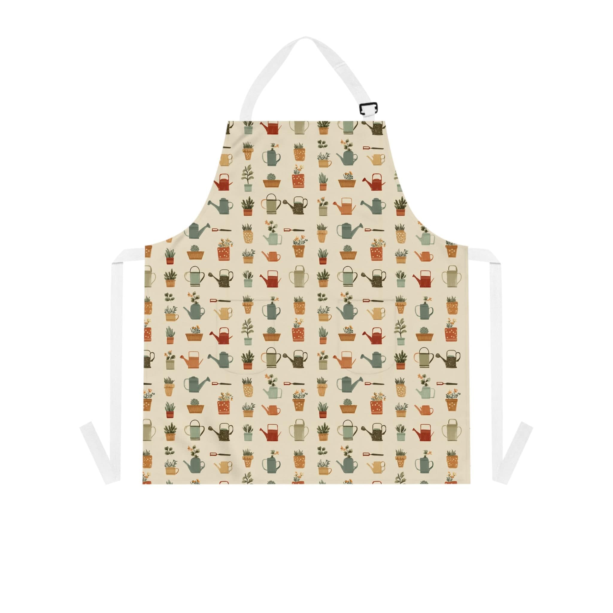 Watering Cans & Potted Plants Apron